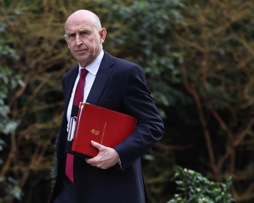 UK defence secretary flies to Cyprus amid fallout over RAF base drone strike