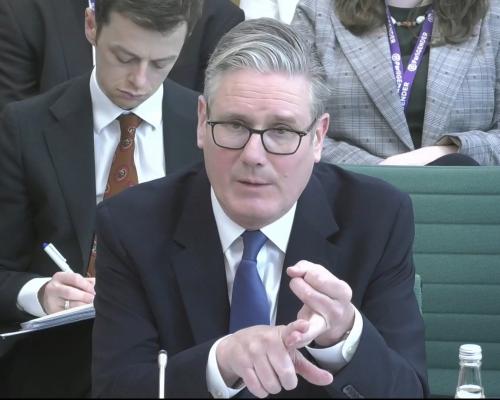 Starmer says he is ‘unapologetic’ about his focus on national interest when asked how he deals with ‘rude’ Trump – as it happened