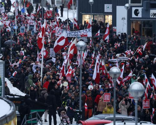 European leaders warn of ‘downward spiral’ after Trump threatens tariffs over Greenland – as it happened