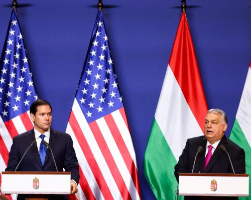 Trump is ‘deeply committed to your success’, Rubio tells Orbán during Hungary visit – as it happened