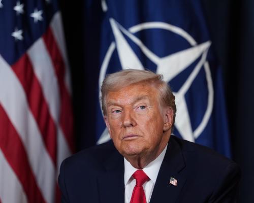 EU leaders agree blueprint for mutual assistance pact amid Trump’s criticism of ‘very disappointing Nato’